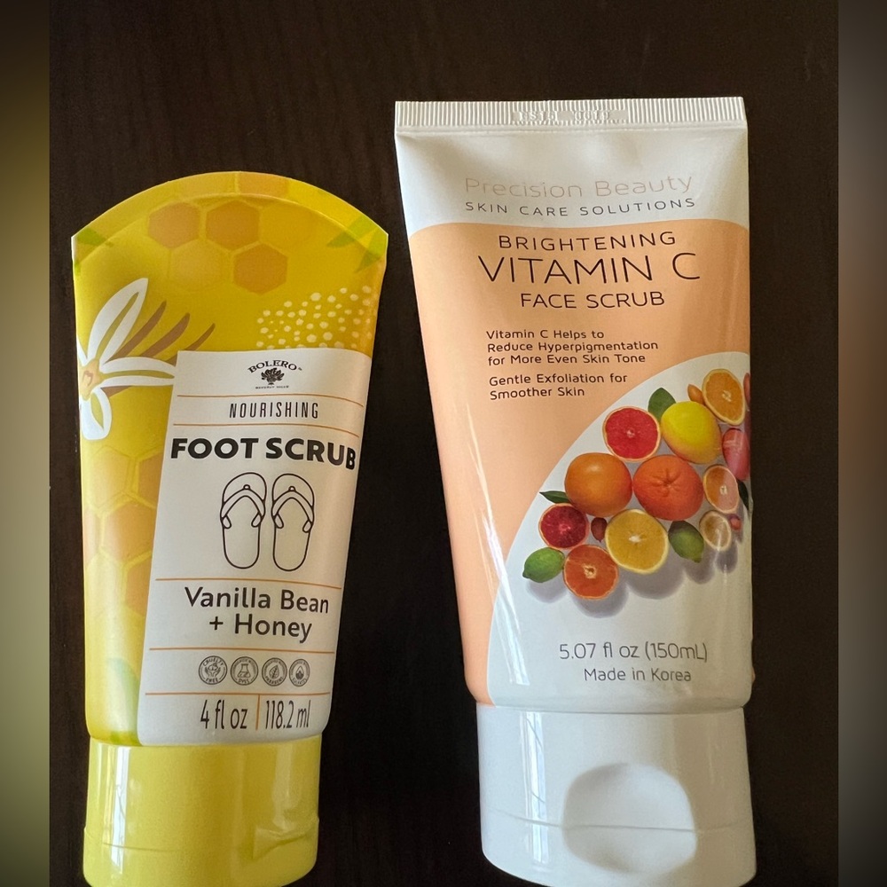 Unlisted 2 Pack Face Scrub & Foot Scrub